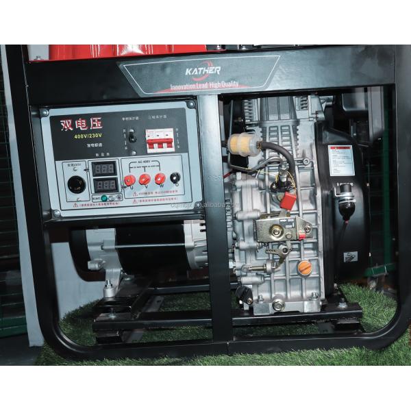 5kva 6.5 Kw Diesel Generator Portable Open Frame Diesel Electric Generator 487cc 230/400V Frequency 60Hz