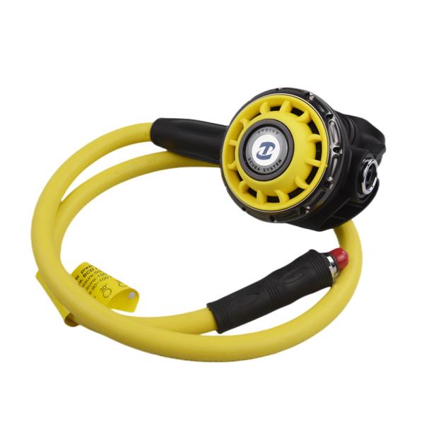 Aluminum Alloy Scuba Diving Regulator Black Yellow Color Length 27