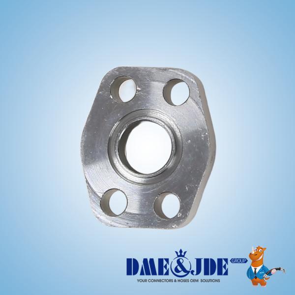 SAE Code 62 Captive Flange Hydraulic Hose Flange Self Retaining Structure DFLC6