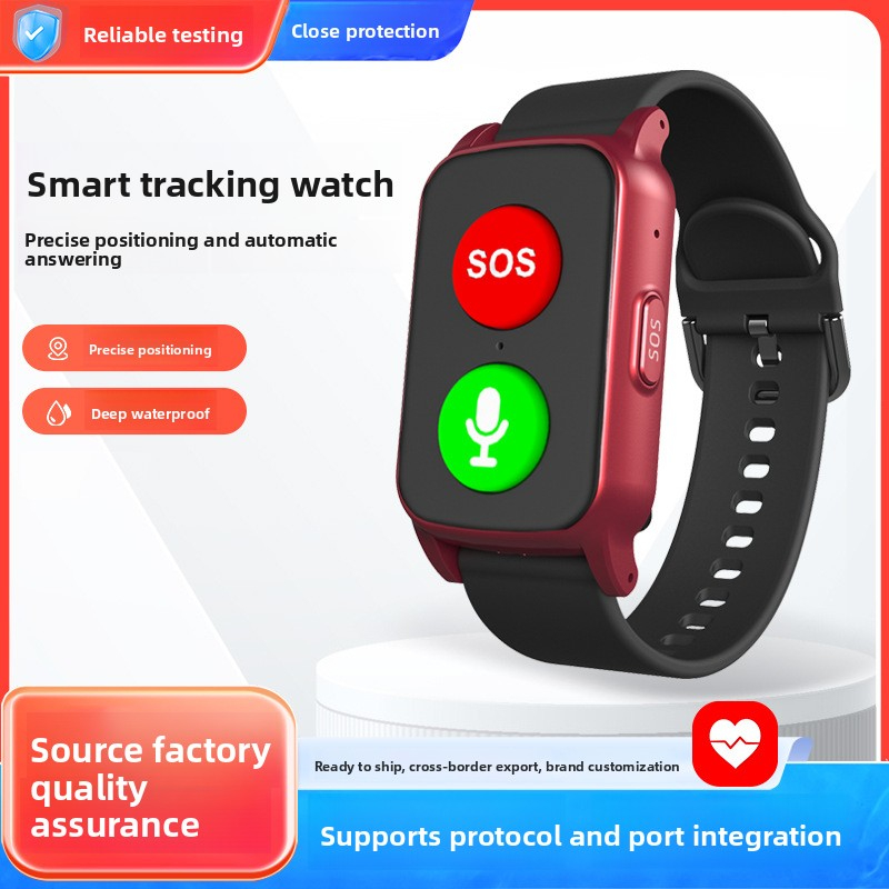 Global Best-selling S3 Elderly Heart Rate Body Temperature Blood Oxygen Waterproof GPS Positioning Bracelet Fall Card Netcom
