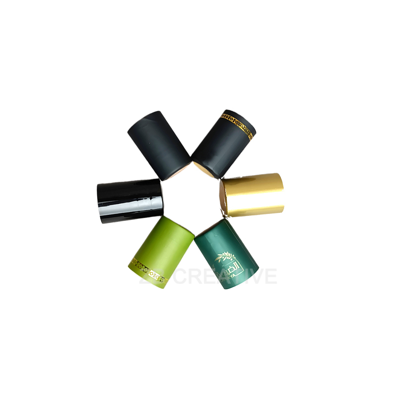 31.5mm PVC Heat Shrink Capsule Tamper Evident FDA Approved Olive Oil Bottles