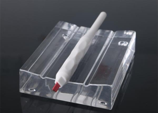 3D Brows White Disposable Manual Tattoo Pen / Microblading Tools Attached #12 Blade