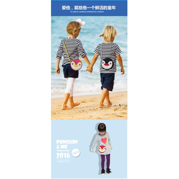 Cute Water Proof Neoprene Toddler Backpacks For Little Kids Penguin Design