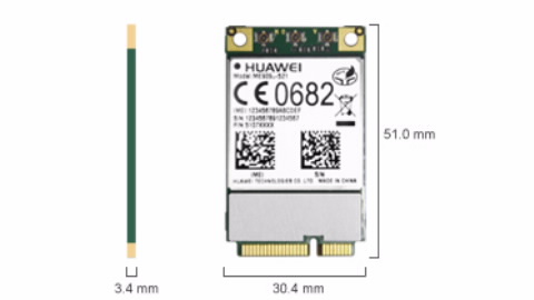 Высокоскоростной модуль ME909U-521 миниое PCIE связи 4G LTE HUA ВЭЙ