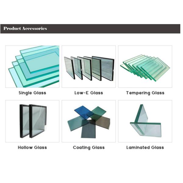 Narrow Sided Aluminum Folding Doors , Black Anodized Double Track Doors ISO45001