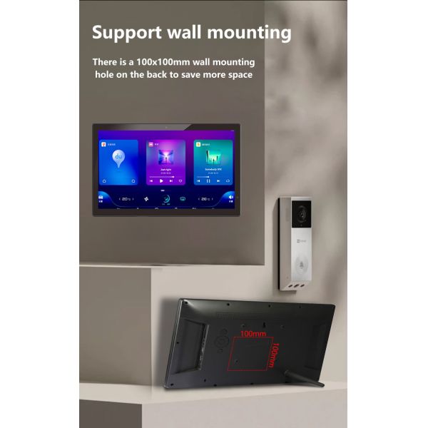 wall mount 15.6inch 1080p IPS Win 10 os tablet pc POE NFC RJ45 Wi-Fi Touch screen business advertising dipslay