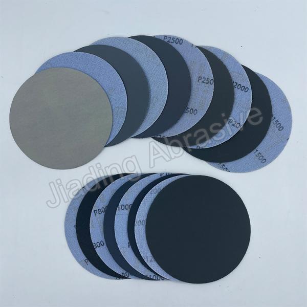 6inch Waterproof Sandpaper 150mm Silicon Carbide Hook Loop Abrasive Disc Paper D Weight