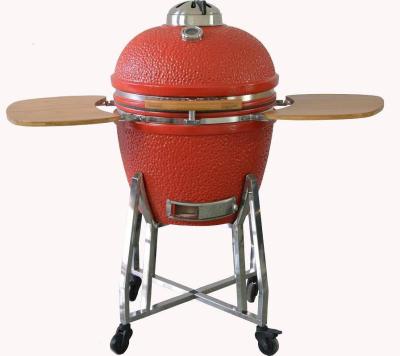21" Kamado Grills Ceramic BBQ Kamado (Charcoal  BBQ)-Red