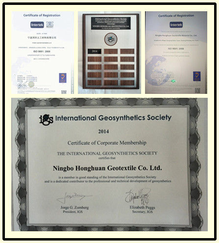 280GSM разделило сплетенное фильмом подкрепление обваловок Geotextile
