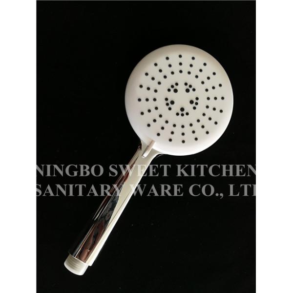 chrome plating shower head hand shower set round overhead shower rain shower ABS material bathroom shower