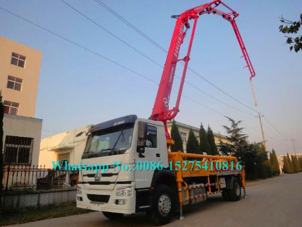 Zoomlion Sany 23m Verticle reach Truck Mounted Concrete Pump 23X-4Z with Output of 100m³/h Construction Equipment