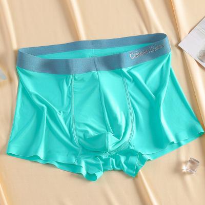 7xl 6xl 5xl cueca boxer masculina extra grande personalizável roupa íntima de seda gelada antibacteriana ultrafina cueca de verão