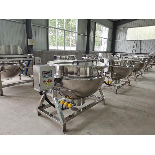 Jacket Kettle for Sauce Steam Gas/Electricity Heating in Vegetable Processing Plant