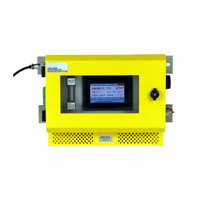 Detector de O3 montado na parede Analisador de concentração de gás de ozônio Absorção de luz ultravioleta