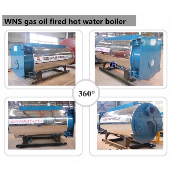 Small Capacity Diesel Light Oil Fired Hot Water Boiler For Hotel Heating