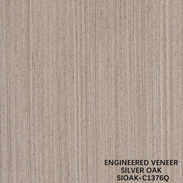 Engineered Wood Veneer Quarter Cut Of Silver Oak Sheet Thickness 0.4mm For For Cabinet Face SOAK-1098Q/1157Q/1235Q/1260Q/1376Q