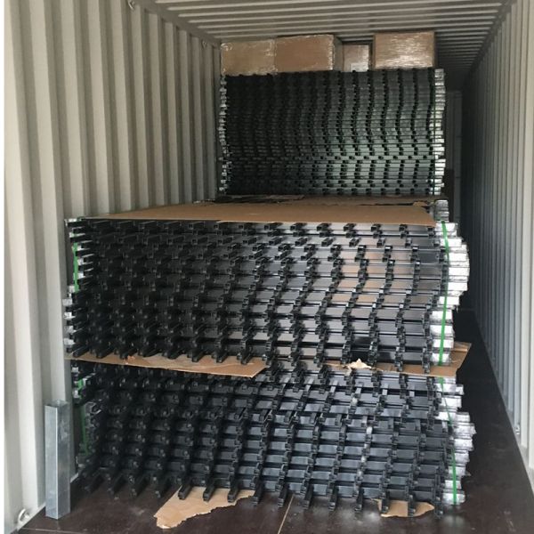 Postes de valla de acero galvanizado y con recubrimiento de polvo de seguridad de alta resistencia