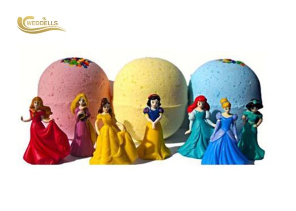 Bath Bombs with Toys Inside Fizzy Colorful Floating FDA Kids Fun Vegan and Natural
