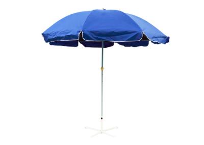 Sun Protect Retractable Beach Umbrella ,  Sun Shade Umbrella For Beach Two Layers