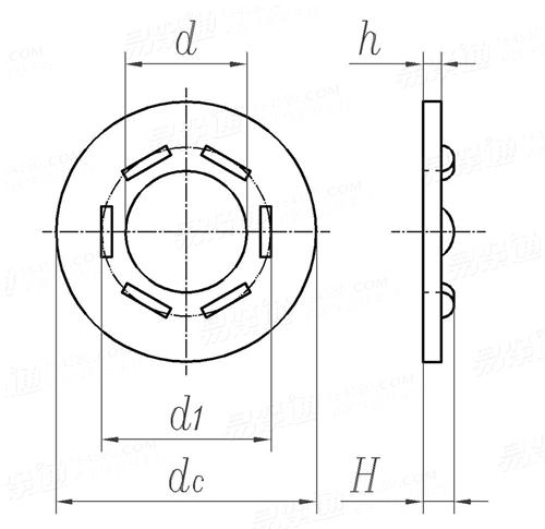 Arruela do plano de aço do aço carbono ASTM F959 DTI Squirter