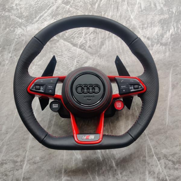 Audi Red Multi-Function Steering Wheel Perfect for A3 A4L A5 A6L A7 A8 Q5 Q3 Series