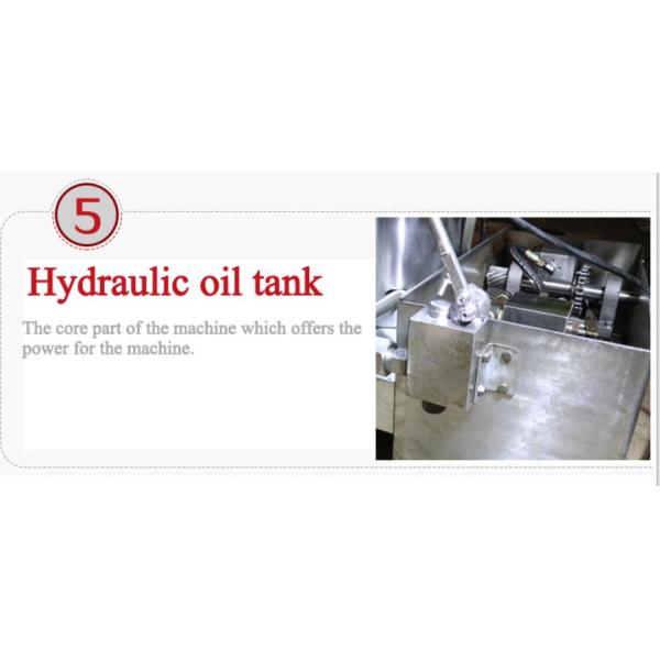 Cooking Oil Processing Equipment Hydraulic Screw Hot And Cold Press Machine