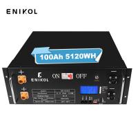 24V 200Ah batterie au lithium en fer rack montée sur le support solaire Lifepo4 48V 100ah batterie