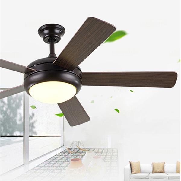 Wooden LED Ceiling Fans with Remote Contror for restaurant Living Room ceiling fan modern(WH-CLL-22)