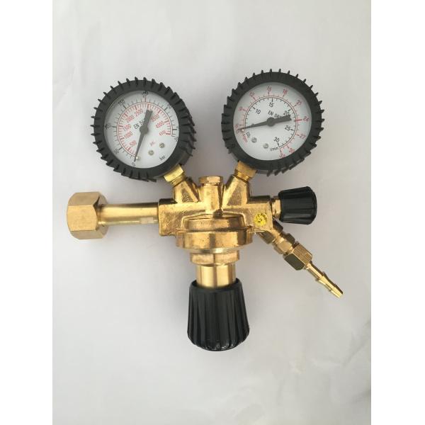 Brass Argon / CO2 MIG TIG Flow Meter Gas Regulator Gauge with Gas Hose Welding Weld