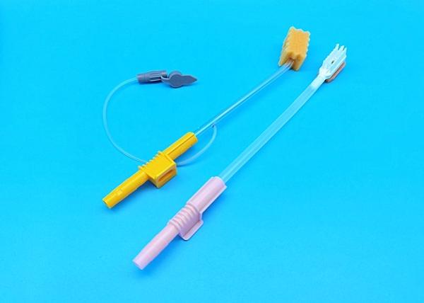 Medical PP / ABS Materials Disposable Suction Tube Highly Safe With Foam Sponge