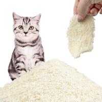 Pas de déchets nocifs de manioc pour chats Contrôle des odeurs Déchets pour chats à base de tofu