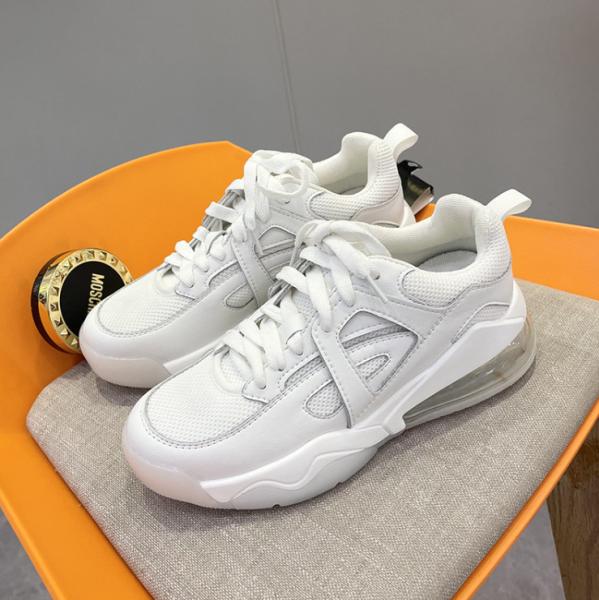 Wear Resistant Casual Athletic Shoes Shock Absorbing Thick Sole Running Shoes