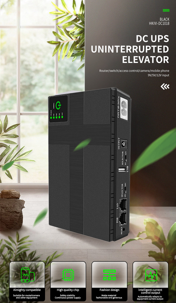 Запас аккумулятора 10400mah Mini Ups 12v Для питания Wi-Fi маршрутизатора 36W