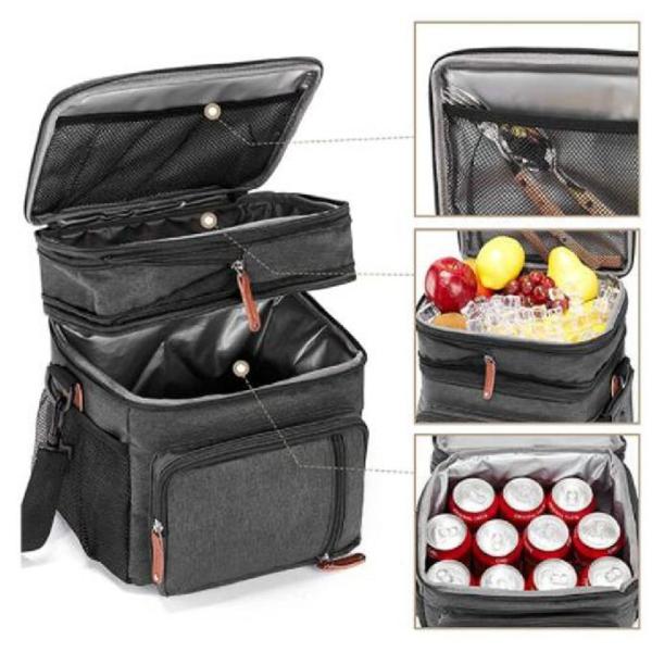 Piquenique multifuncional saco isolado de Tote Outdoor Portable Cooler Lunch