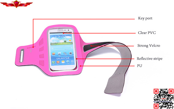 Hot Selling Outdoor Sports Armband Case For Samsung Galaxy S3 S4 Multi Color High Quality