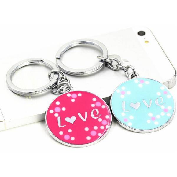 New creative gift product love shape wedding gift keychain keyrings