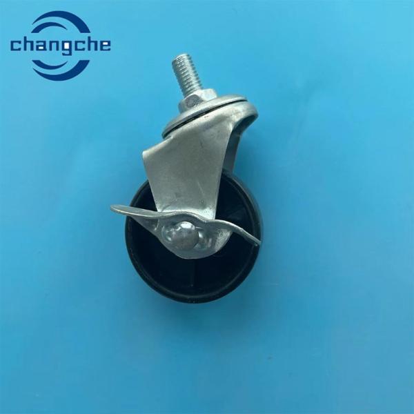 Swivel or Rigid Heavy Duty Industrial Casters Black High Load Capacity Caster Wheels with Brake