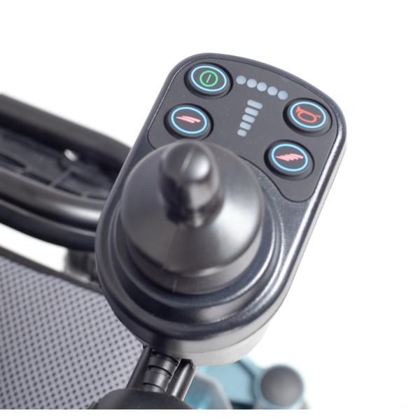 Adult Disabled Handicapped Travel Portable Lightweight Folding Remote Control Electric Wheelchair With Joystick Control