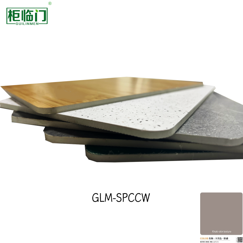 Anti Mold Crystal Decorative SPC Wall Panel Scratch Resistant Easy Installation