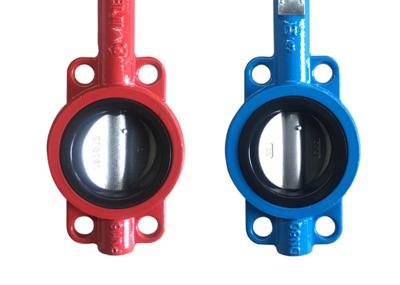 API609 Butterfly Ductile Iron Valves Body Cast Flange Valves Seal Test