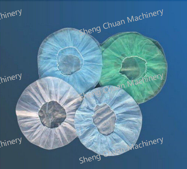 Fully Automatic Nonwoven & PE Bouffant Cap Making Machine 18