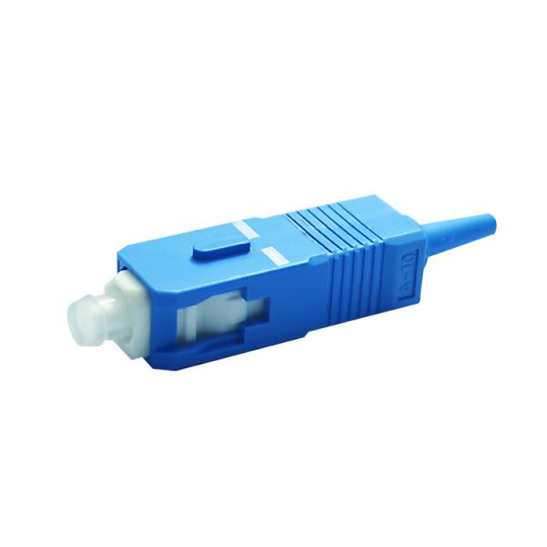 High Back Reflection Loss Value SC / UPC Optical Fiber Connectors Parts To CATV