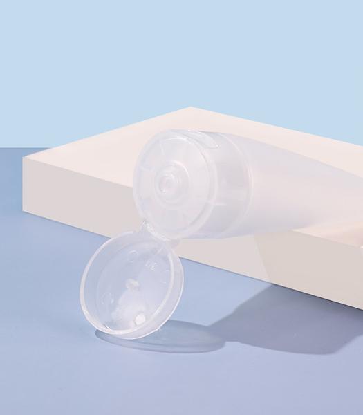 Garrafas transparentes do curso do aperto 2oz com Flip Cap