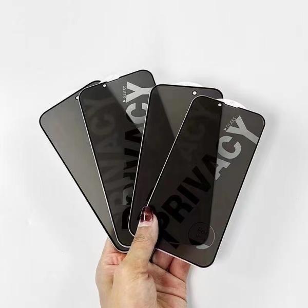 OG Privacy Glass Protector 280AB GLUE 0.3MM Anti Spy For IPhone 15 Pro Samsung A12 S24 Vivo Y12 Itel S23+