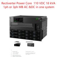 Núcleo 110 VDC 18 kVA 1ph ou 3ph do poder de Rectiverter até C.A. 18Kva & saída de 14.4kw 110Vdc