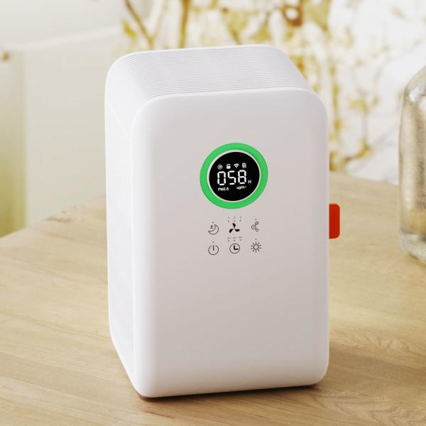 Office Desktop Hepa Filter UV Air Purifier Fog Free Humidification