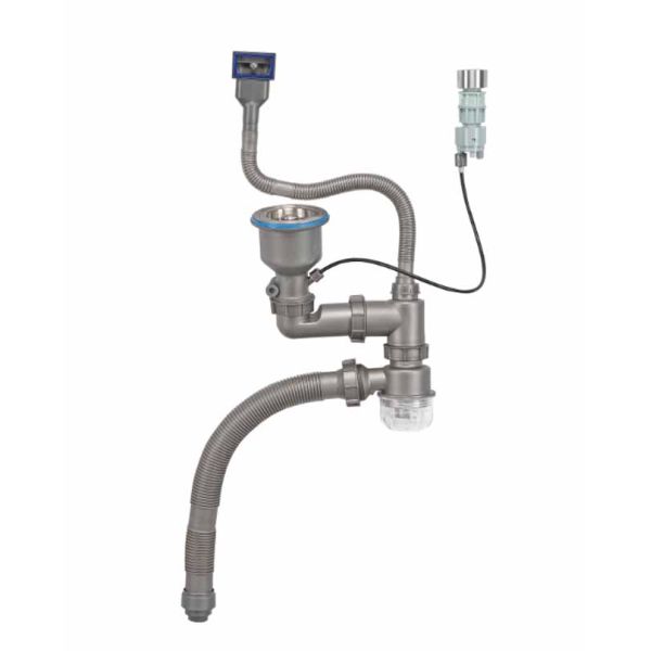 Factory-Made Single Bowl Sink Drainer With Basket Filters Save Space and Support Customization Drain Kit for Kitchen Sink