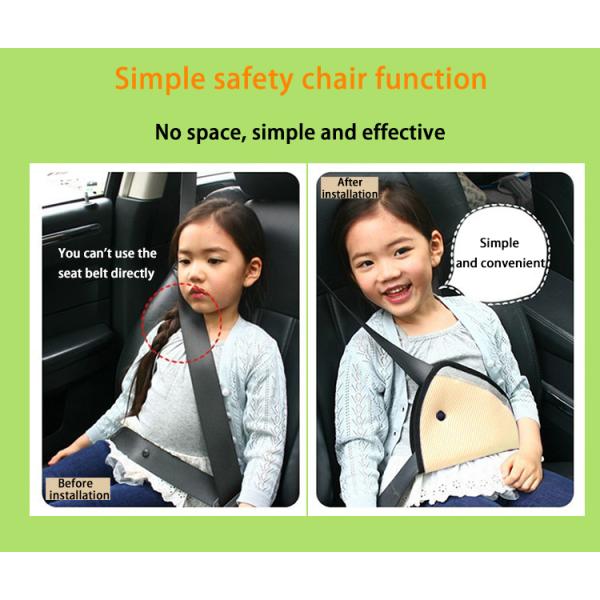 Soft And Comfortable Kids Cars Memory Foam Pillow For Car Seat Seatbelt Cover For Kids