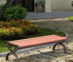 Banco de jardim de alumínio fundido público Banco de pátio de alumínio fundido
