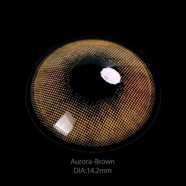 Прозрачные предписанные покрашенные объективы Брауна рассвета контактов